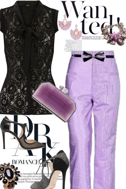 Lavender Pants- Fashion set