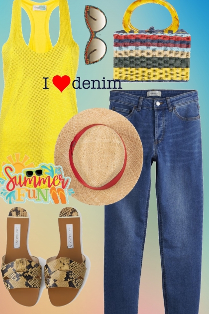 Simple Summer Look- combinação de moda