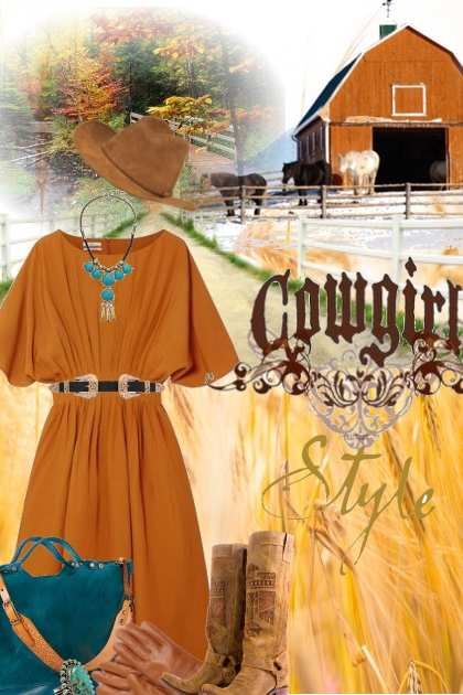 Cowgirl Style- combinação de moda