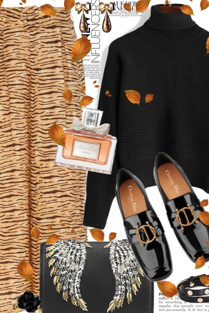 Dior Loafers For Fall- Модное сочетание