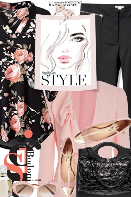 Pink and Black- Fashion set