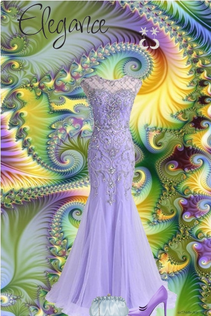 Lavender Elegance- Modekombination