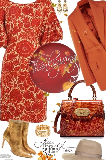 Thanksgiving - combinação de moda