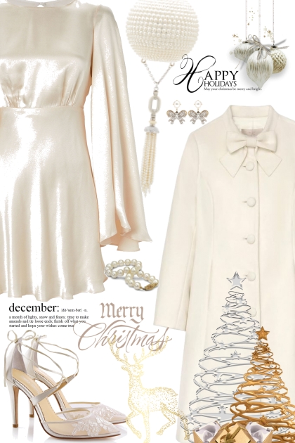 White Christmas Party- Модное сочетание