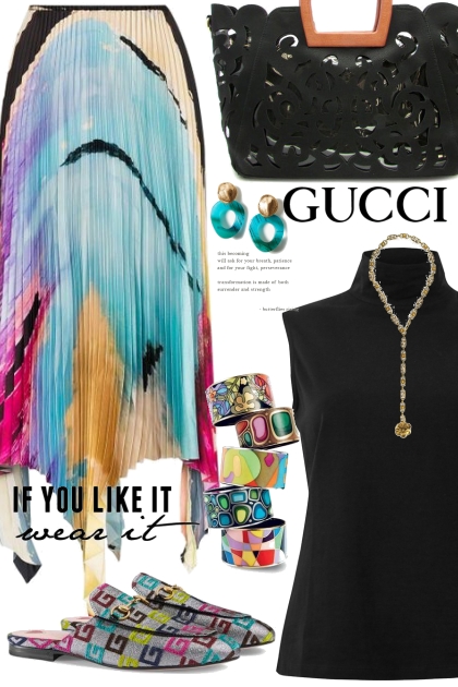 Gucci Necklace- Combinazione di moda