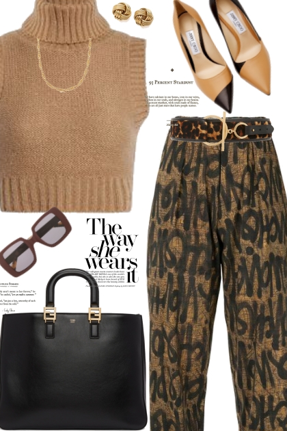 Camel Summer Sweater- Combinaciónde moda