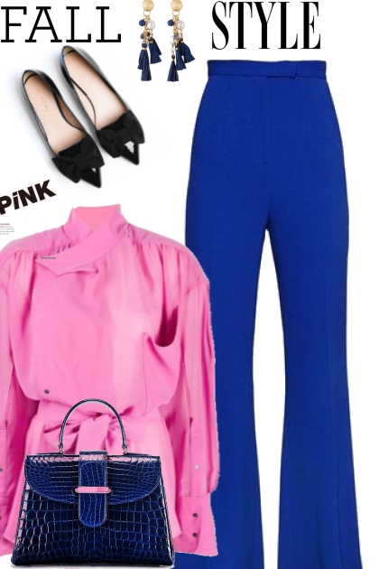 Pink and Blue - Modna kombinacija