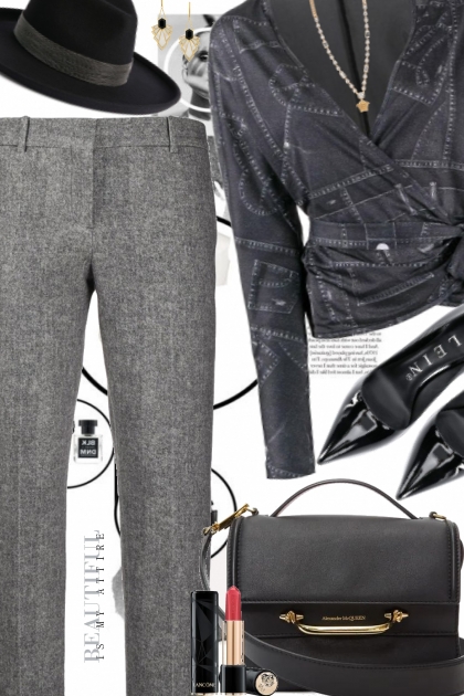 Grey Pants- Modna kombinacija
