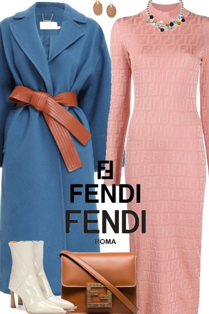 Fendi Necklace- Combinaciónde moda