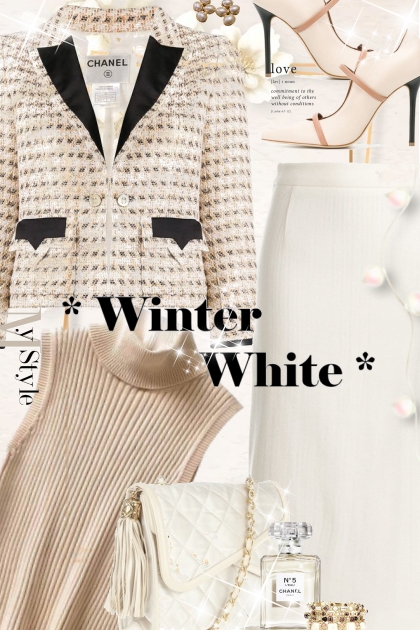 Winter White Chanel Bag