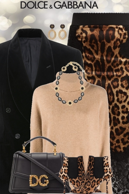 Leopard Print Dolce&Gabbana- Modekombination