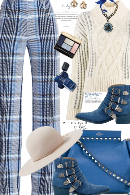 Valentino Blue Rockstud - Fashion set