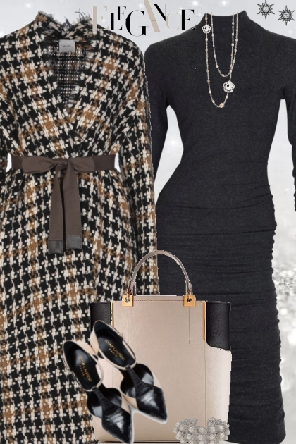 Tweed Coat- Fashion set