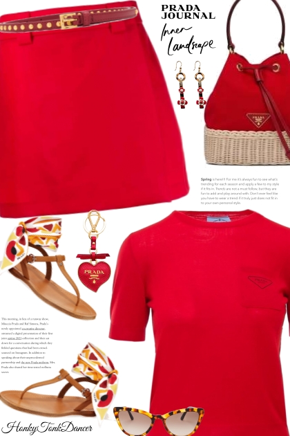 Prada Red - Fashion set