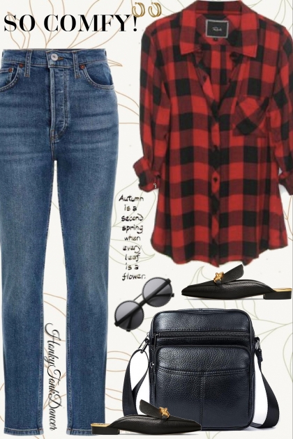 Casual Style Plaid- Modekombination