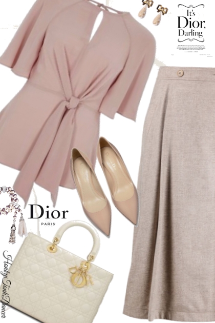 Dior Pumps- combinação de moda