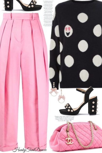  Pink Pops- Combinazione di moda