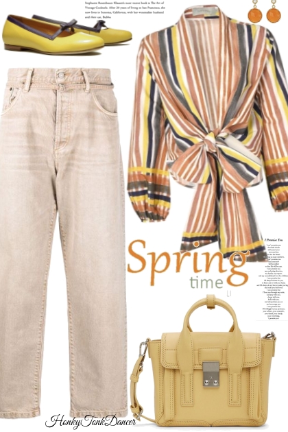 Spring Yellow Bag- Modekombination