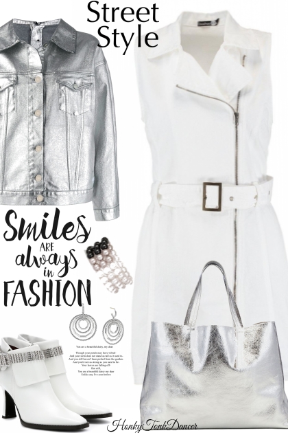 White and Silver- Combinaciónde moda