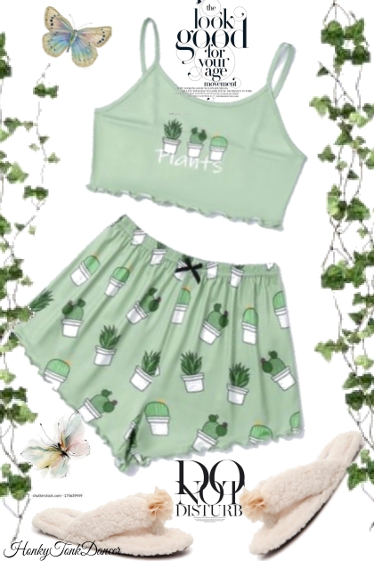 Green PJ's- Модное сочетание