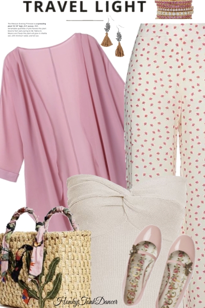 Pink Kimono - Fashion set