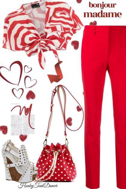 Red And White Bag