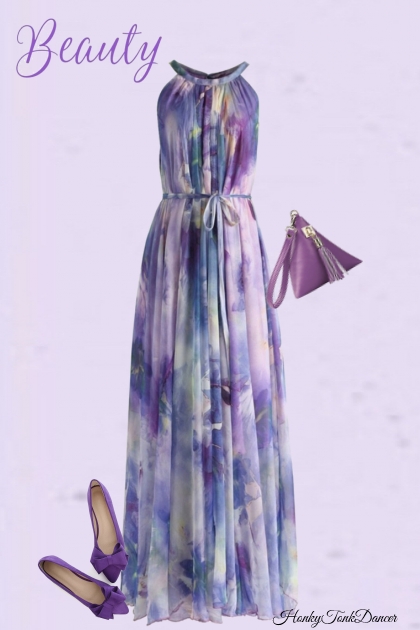 Simple Beauty-Purple- Fashion set
