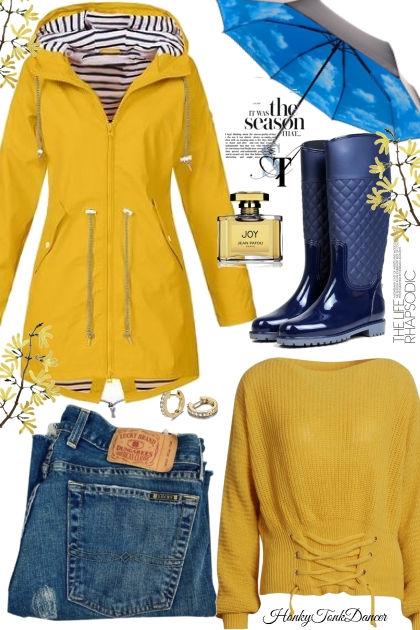  Yellow Rain Jacket