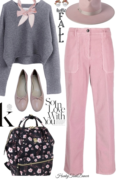 Pink Scarf- Modekombination