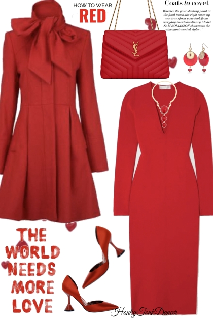 YSL Red Bag- Modekombination