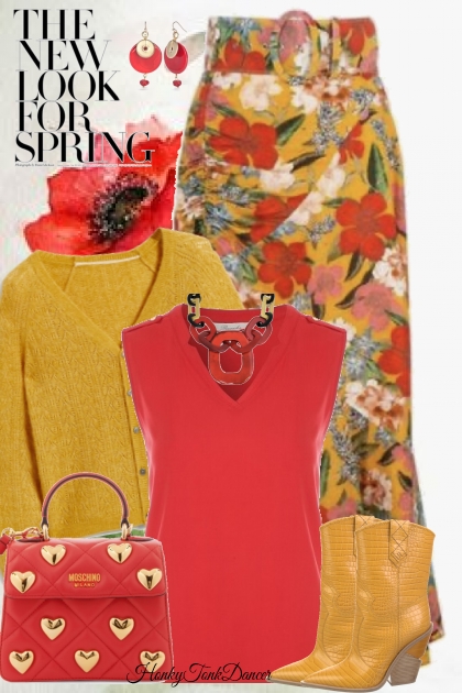 Red and Mustard Combo