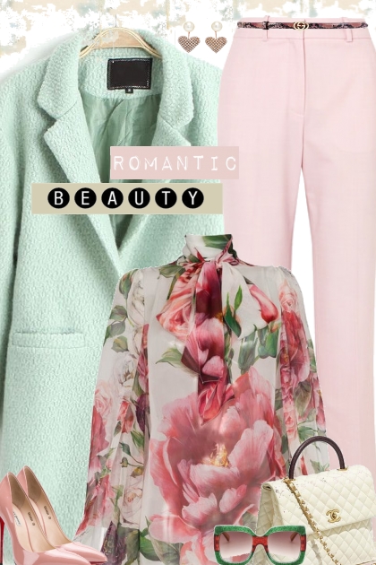 Romantic Floral Blouse- Модное сочетание