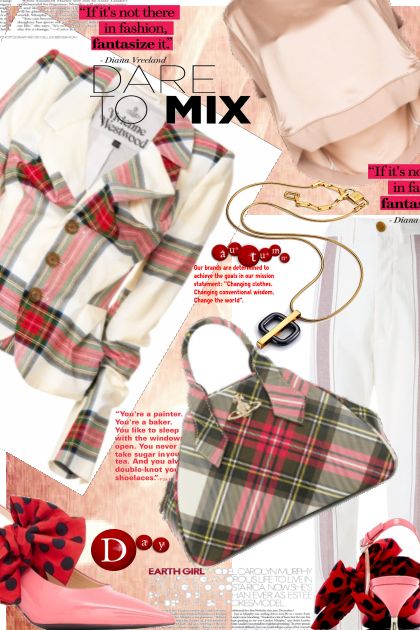 Vivienne Westwood Plaid Outfit- コーディネート