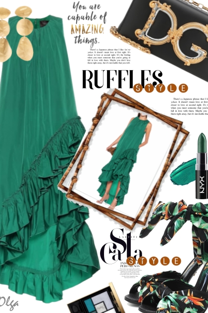 Ruffles- Модное сочетание