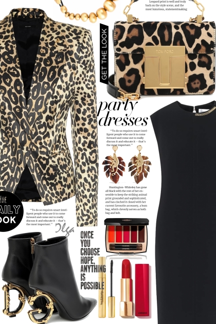 Tom Ford leopard jacket outfit- Combinazione di moda