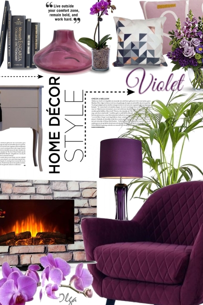 Violet home decor- Modekombination