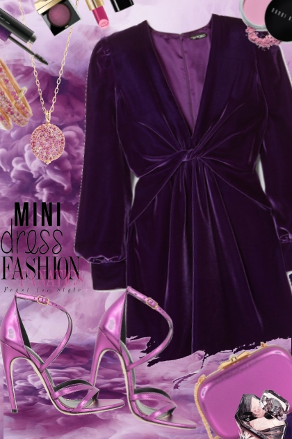 Purple Velvet - Combinaciónde moda