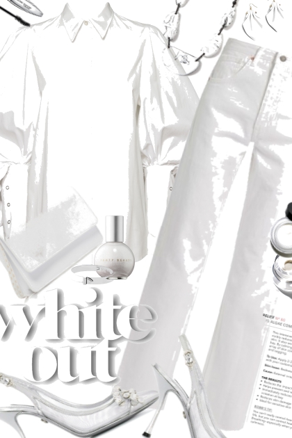 white out- combinação de moda