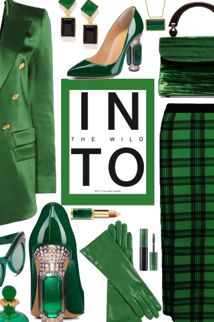 INTO Green- combinação de moda