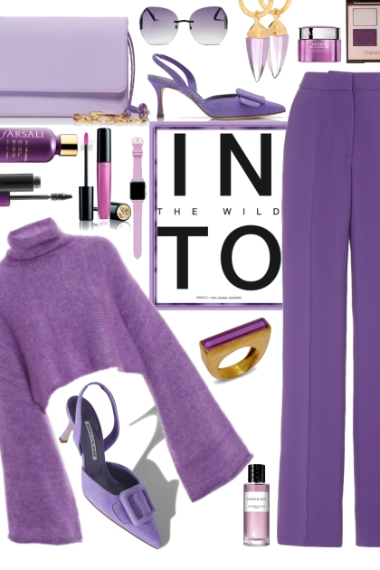 INTO Purple- combinação de moda