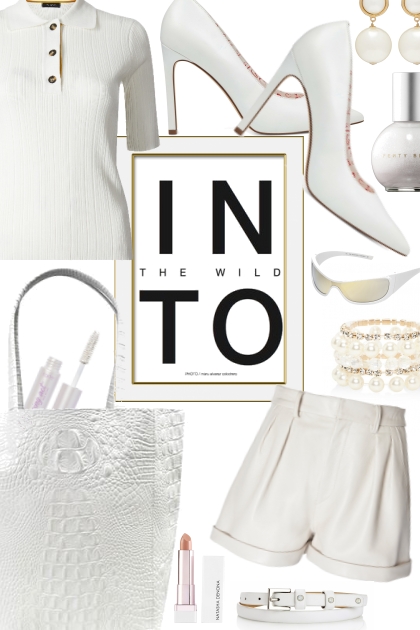 INTO White- combinação de moda