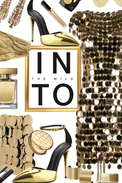 INTO Gold- Combinazione di moda