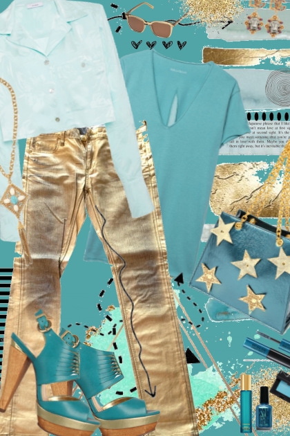 Blue Gold- Fashion set