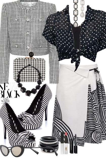 Black&White- Modna kombinacija