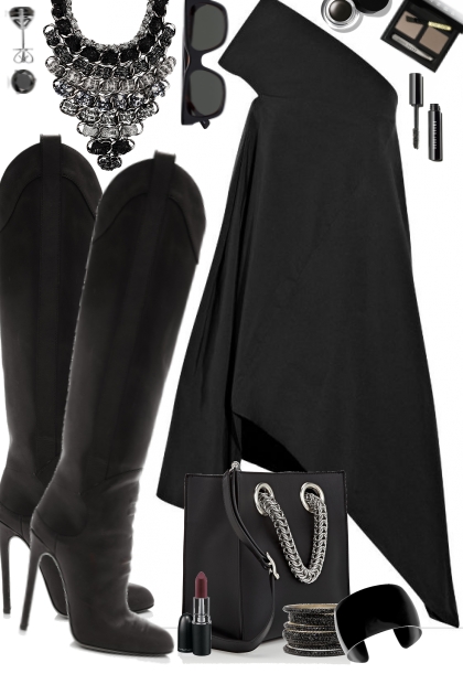 Black Dress- Combinazione di moda