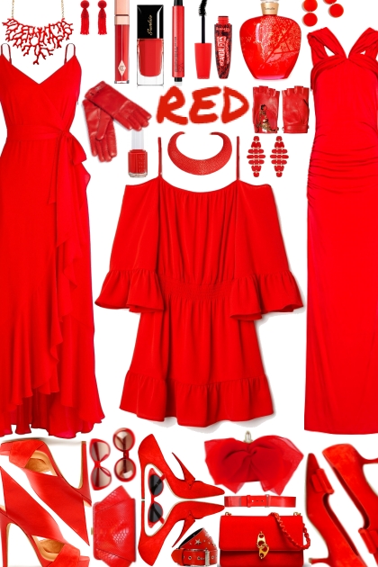 red 3- Fashion set