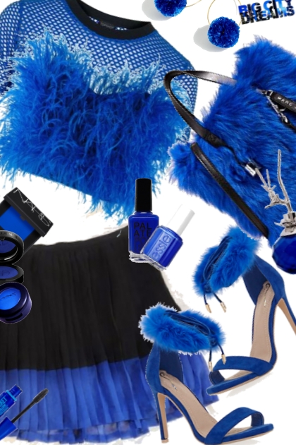 Black Blue- Fashion set