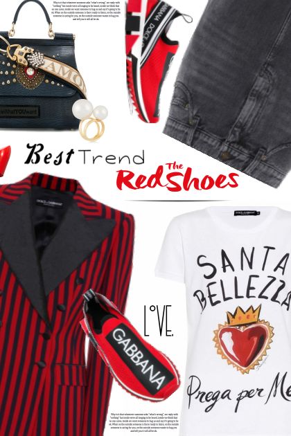 Red Shoes- Combinaciónde moda