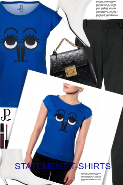 blue t-shirts 2- Combinazione di moda