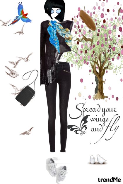 Spread your wings and fly- Combinaciónde moda